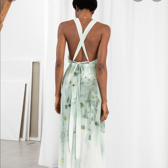 Capsule & Other Stories Watercolor maxi Dress, size 8 - Picture 2 of 6